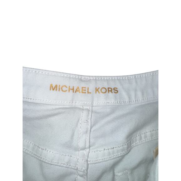 Michael Kors White mini skirt | sailor buttons | nautical | preppy chic | size 8 - Picture 5 of 7